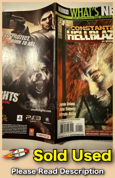 DC Comics : Hellblazer #1 Special Edition 2010 John Constantine Single Issue Comic - SOLD USED