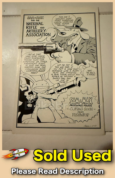 Fish Police #7 - 1987 Fishwrap Productions Comics - Sold Used