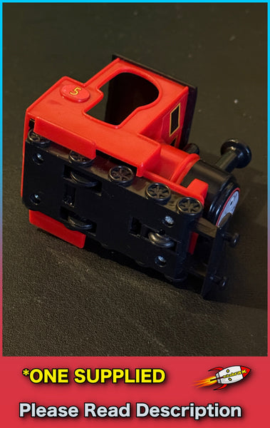 Bootleg Toy Train - Plastic Toy Red No. 5 Tank Engine - SOLD USED