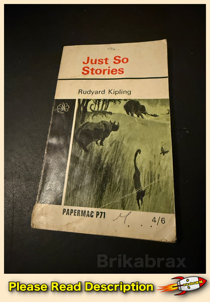 Just So Stories by Rudyard Kipling Vintage Paperback Book 1966 Edition