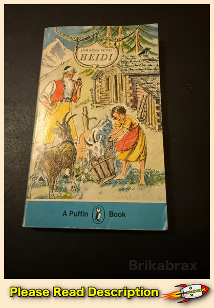 HEIDI by Johanna Spyri A Vintage Puffin Paperback Book 1972