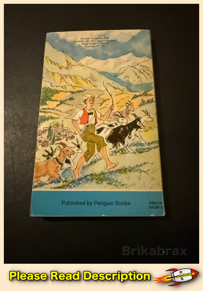 HEIDI by Johanna Spyri A Vintage Puffin Paperback Book 1972