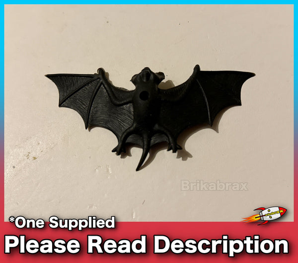 Small Plastic Rubber Joke Halloween Bat - SOLD USED