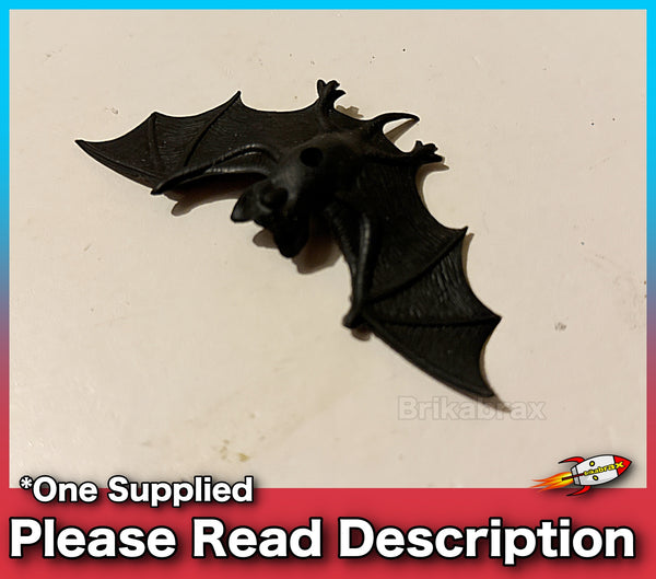 Small Plastic Rubber Joke Halloween Bat - SOLD USED