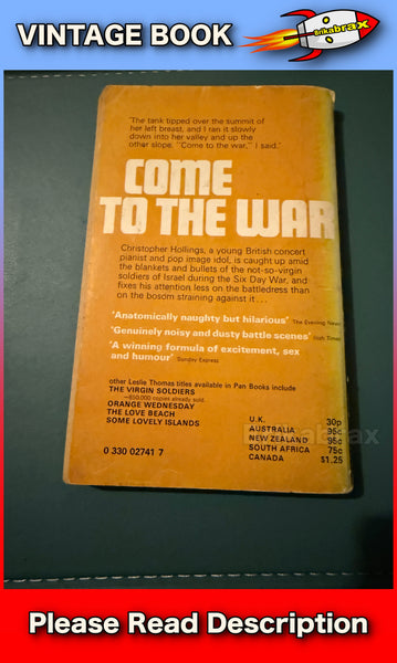 Come to the War by Leslie Thomas - Pan Paperback Book 1972 Edition USED