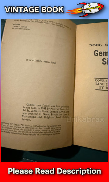 Gemma and Sisters by Noel Streatfeild - An Armada Paperback Book 1968 Edition SOLD USED