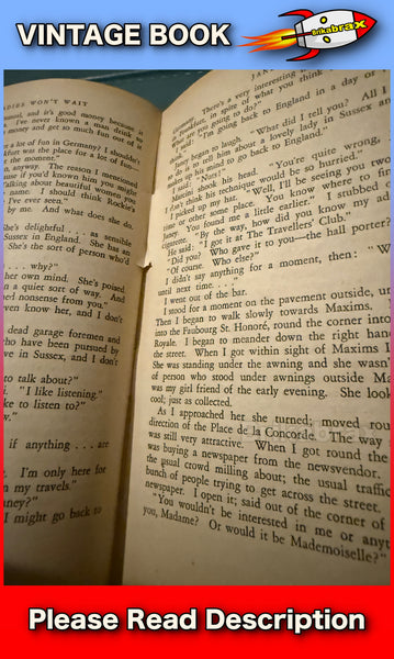 Ladies Won't Wait by Peter Cheyney Fontana Paperback Book 1954 SOLD USED