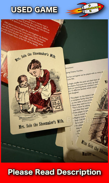 Cheeky Families An Interesting And Amusing Card Game Marks & Spencer 125 Years Edition SOLD USED