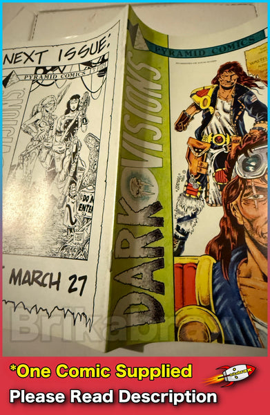 Pyramid Comics : Dark Visions #2 - 1986 - Vintage Comic