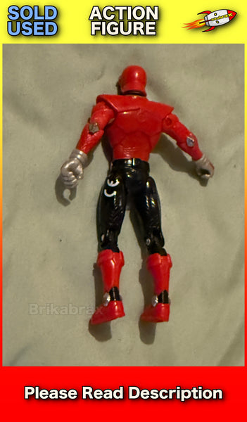 Bandai Power Rangers Samurai RED RANGER FIRE 4.5" Action Figure 2010 SOLD USED