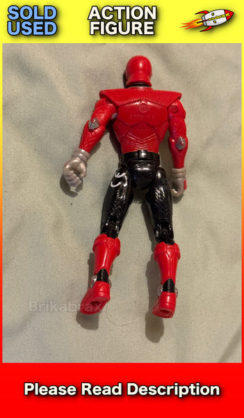 Bandai Power Rangers Samurai RED RANGER FIRE 4.5" Action Figure 2010 SOLD USED
