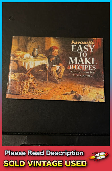 Favorite Easy to Make Recipes for Beginners Paperback Book SOLD USED