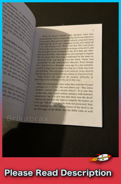 Who is the Devil?: What Pope Francis Says written by Reverend Nick Donnelly Paperback Book - SOLD USED (Copy) (Copy)