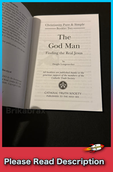 The God Man: Finding the Real Jesus by Dwight Longenecker Paperback Book - SOLD USED