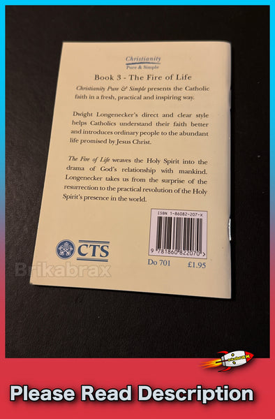 The Fire of Life: Who is the Holy Spirit? by Dwight Longenecker Paperback Book - SOLD USED