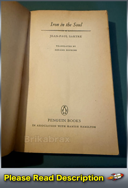 Iron in the Soul by Jean Paul Sartre EX-LIBRARY Paperback Book Published 1965