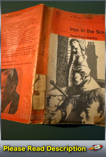 Iron in the Soul by Jean Paul Sartre EX-LIBRARY Paperback Book Published 1965