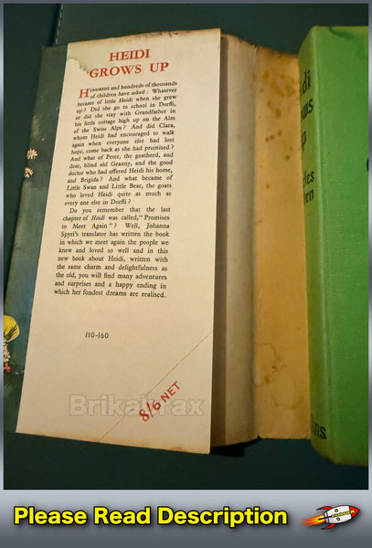Heidi Grows Up by Charles Tritten Collins Hardback Book Published 1968