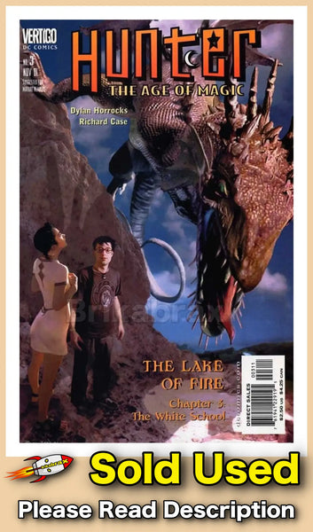 Vertigo DC:  Hunter The Age of Magic No. 3 The Lake of Fire Chapter 3 The White School Nov 2001 SOLD USED