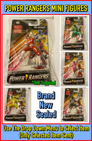 Power Rangers Mini Figures (Select Item) New Sealed