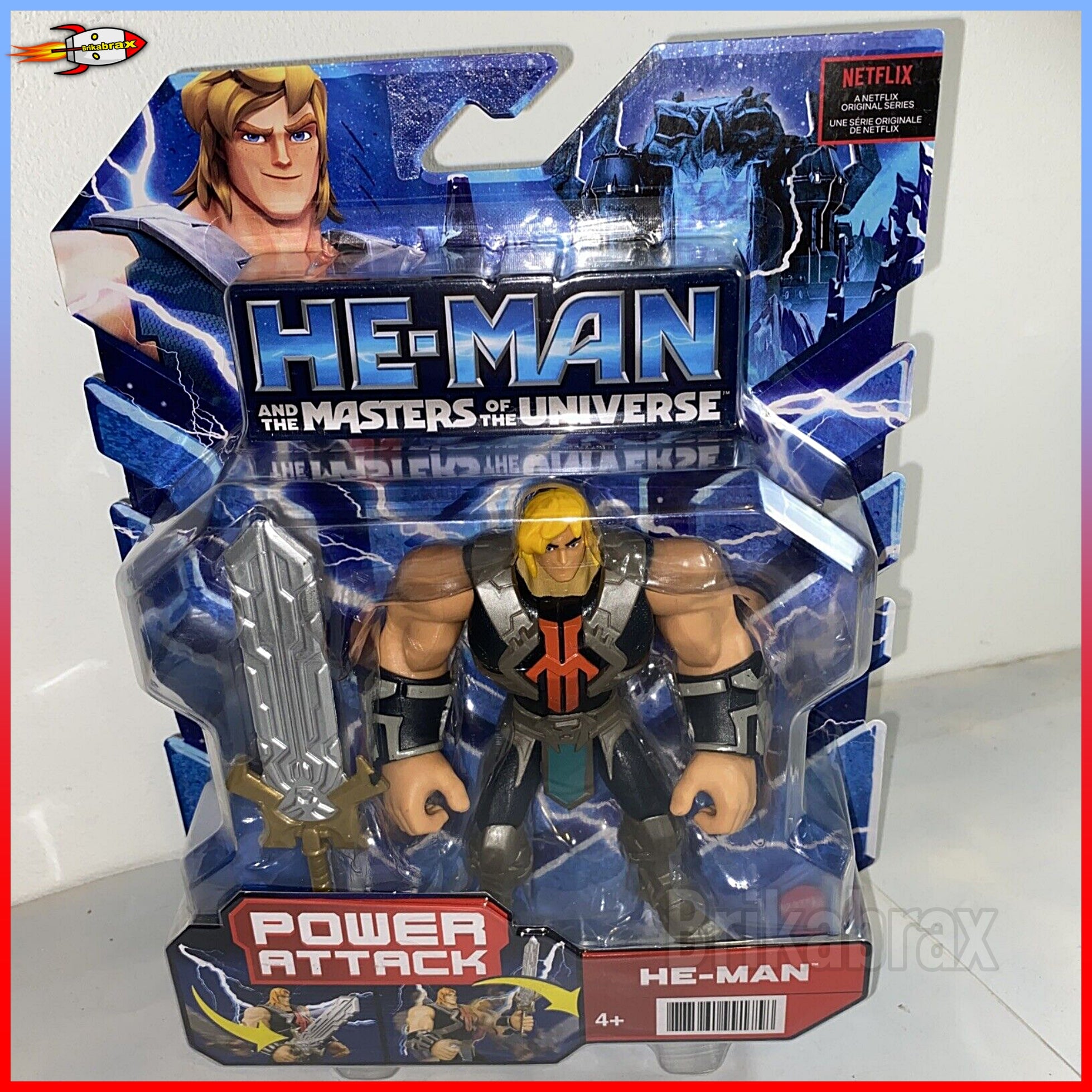 He Man and the Masters of the Universe Power Attack He-Man Action Figure - New Sealed