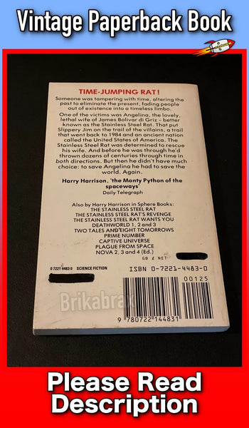 The Stainless Steel Rat Saves The World by Harry Harrison (Paperback Book)