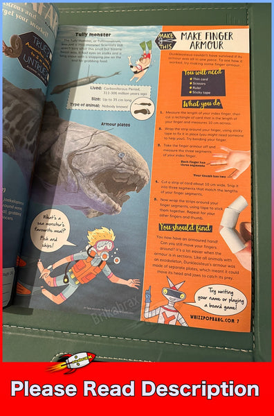 Whizz Pop Bang Science Magazine Issue 104 Prehistoric Monsters of the Deep USED
