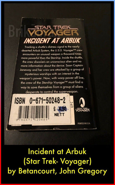 Star Trek Voyager Incident at Arbuk by John Gregory Betancourt (Paperback, 1995)