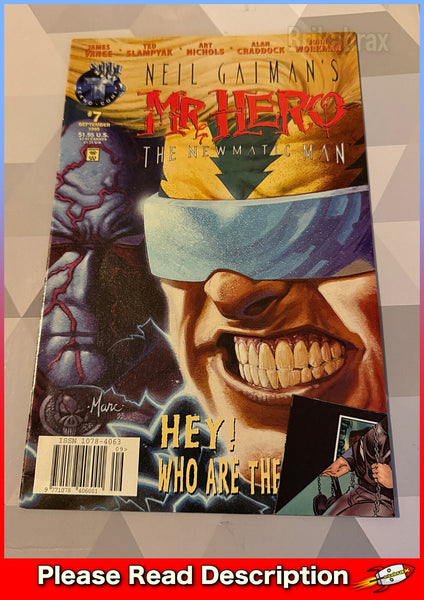 Tekno Comix Neil Gaiman's Mr Hero The Newmatic Man #7 1995 (USED)