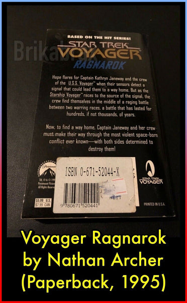 Star Trek Voyager Ragnarok by Nathan Archer (Paperback, 1995)