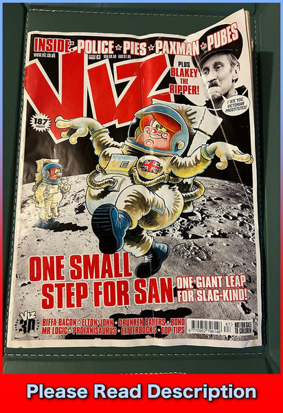 Viz comic 187 Aug. 2009 SOLD USED Adults Only (Comic Has Crease Damage)
