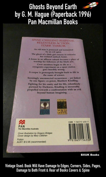 Ghosts Beyond Earth by G. M. Hague (Paperback Book 1996)