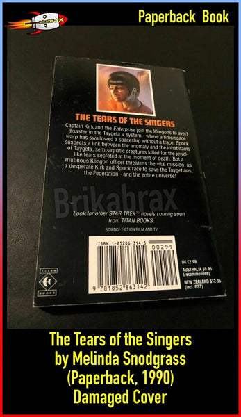 Star Trek Tears of the Singers by Melinda Snodgrass (Paperback, 1990)