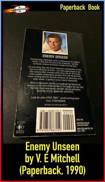 Star Trek Enemy Unseen by V. E Mitchell (Paperback Book, 1990)