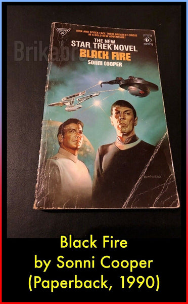 Star Trek Black Fire by Sonni Cooper (Paperback, 1990)
