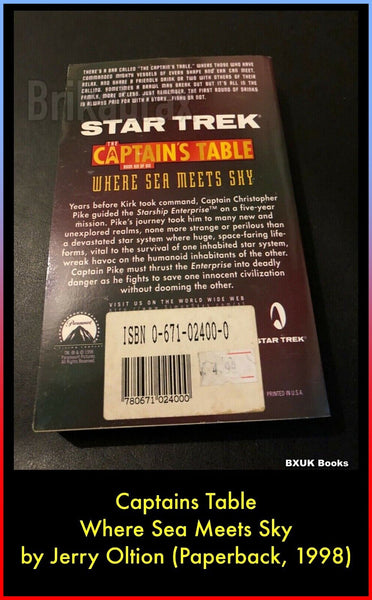 Star Trek Captains Table: Where Sea Meets Sky by Jerry Oltion (Paperback, 1998)