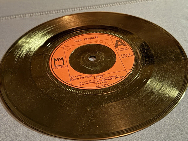 “Sandy” John Travolta RSO Records 7” Single (from Grease) 1978 POSP 6 (2001-809)