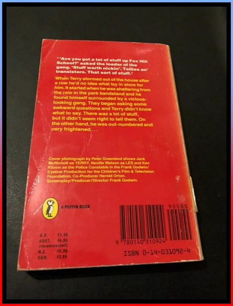Terry on the Fence by Bernard Ashley (Paperback, 1986) Ex Schools Library Book
