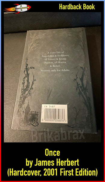Once by James Herbert (Hardcover Book, 2001) First Edition