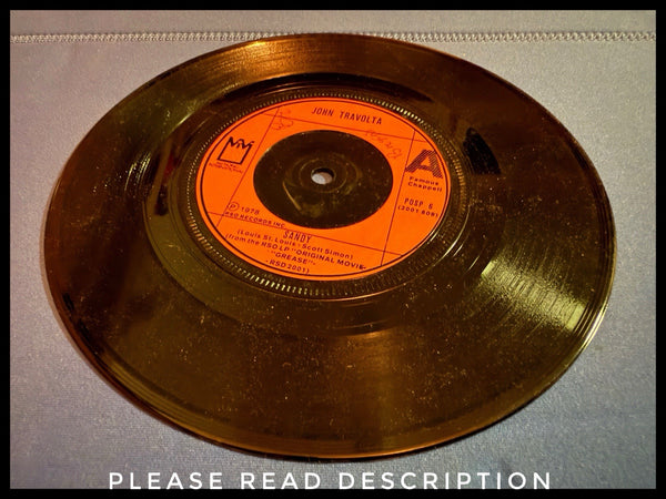 “Sandy” John Travolta RSO Records 7” Single (from Grease) 1978 POSP 6 (2001-809)