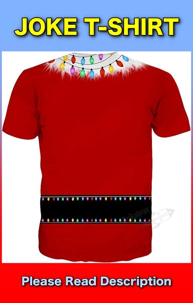 Sexy Santa Mens Joke Crew Neck Joke T-Shirt (Select Size) One Supplied