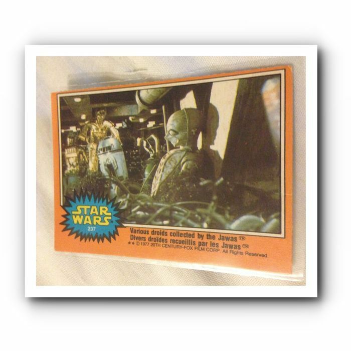 1977 Star Wars Movie Trading Card : Orange No. 237 - Topps Card - One Supplied