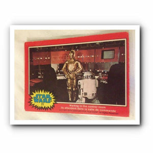 1977 Star Wars Movie Trading Card : Red No. 77 - Topps Cards - One Supplied