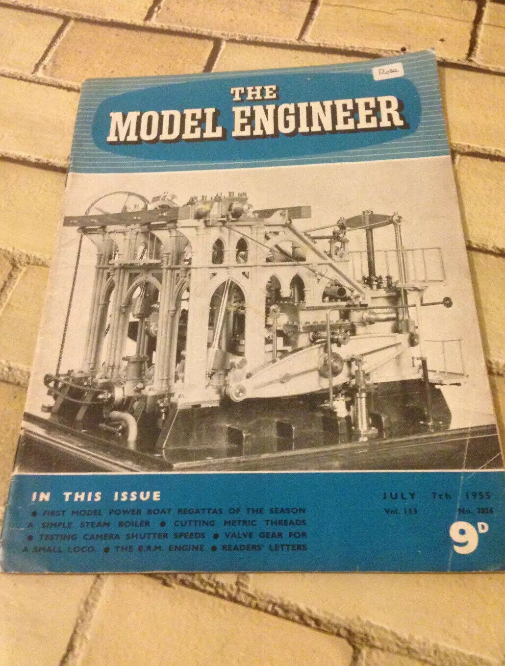 The Model Engineer Vol. 113 Paper Magazine No. 2824 July 7th 1955
