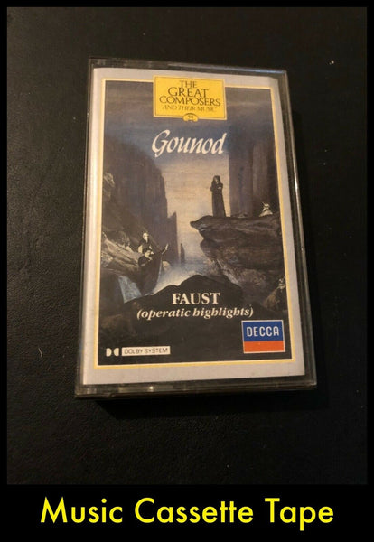 Great Composers & Their Music Gounod Faust - Cassette Tape Philips 412830-4