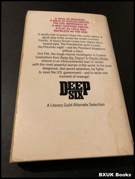 Deep Six by Clive Cussler (Paperback 1984) Pocket Books Edition