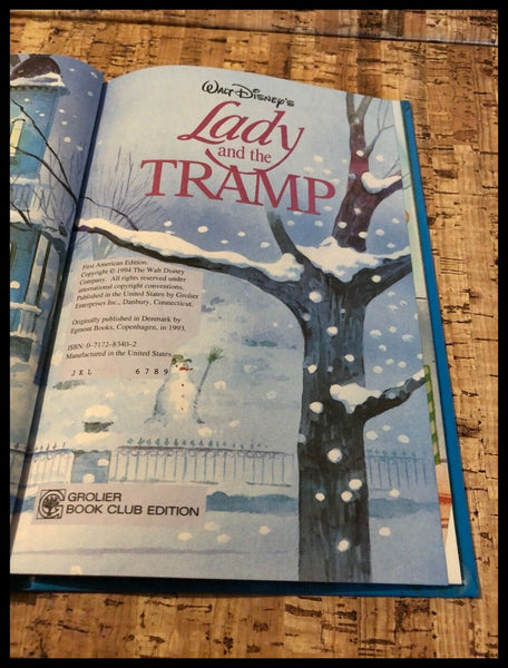 Walt Disney's Lady and the Tramp (Hardback Book, 1994) Disney World of Reading