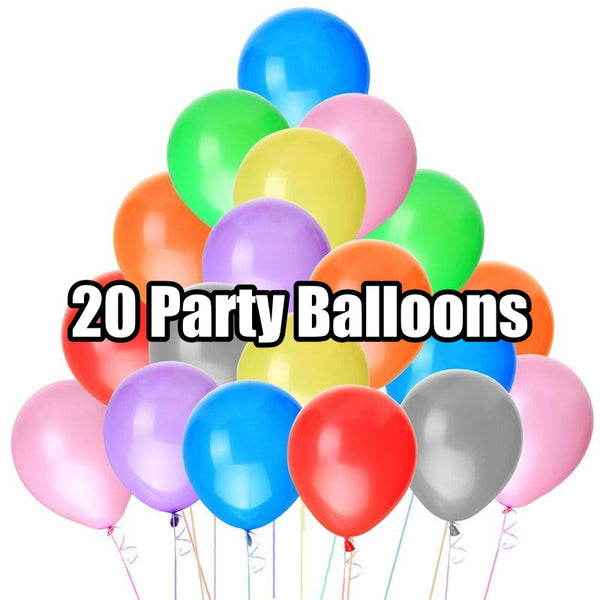 20 Party Balloons 
