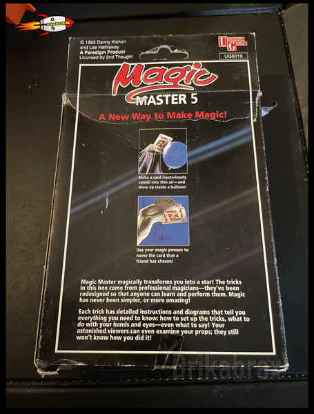 Magic Master No. 5 The Vanishing Card With 2 Magic Tricks!