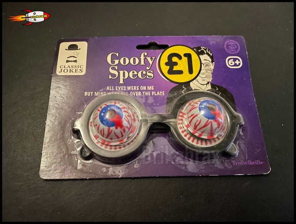 Goofy Specs - Classic Joke - One Size Adult - New